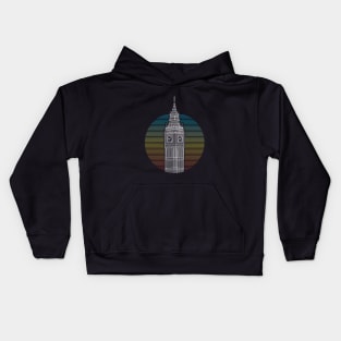 london big ben Kids Hoodie